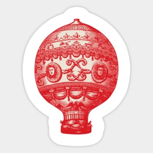 Red Balloon Sticker